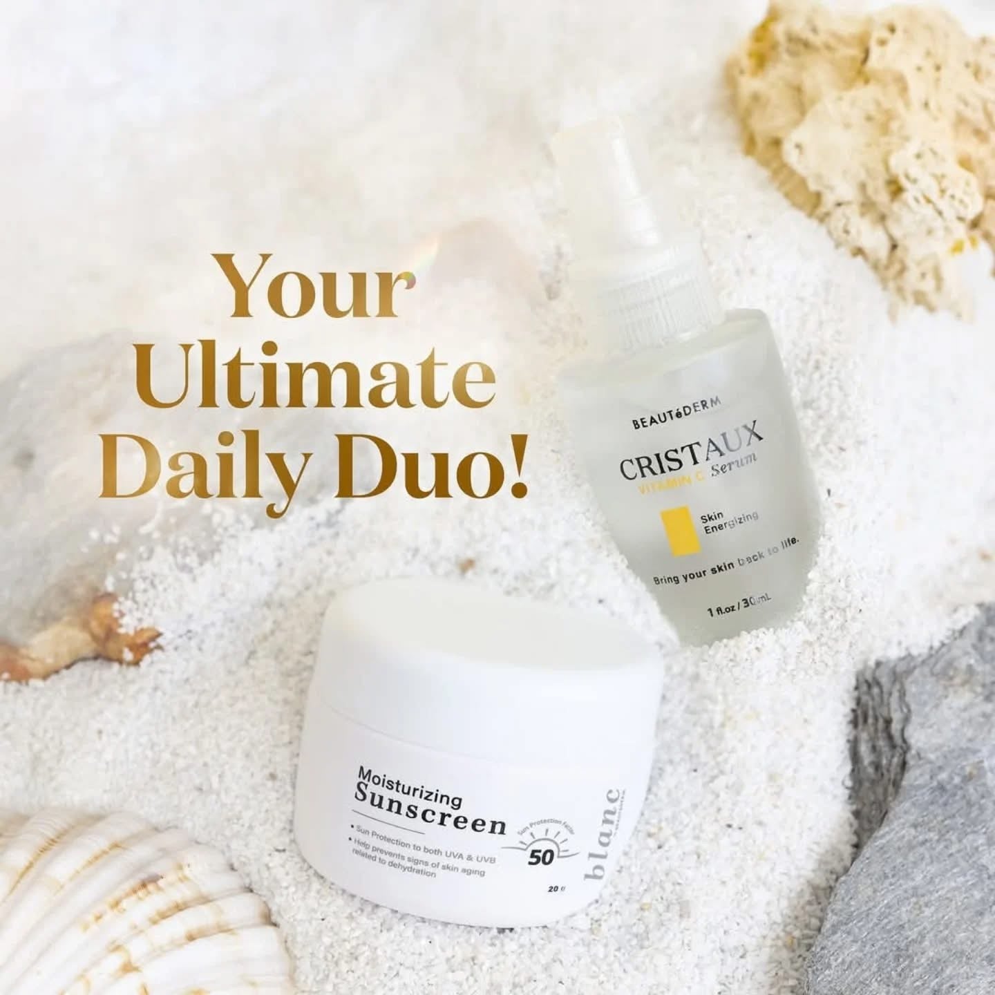 Cristaux Vitamin C Serum with FREE Day Cream 20gm