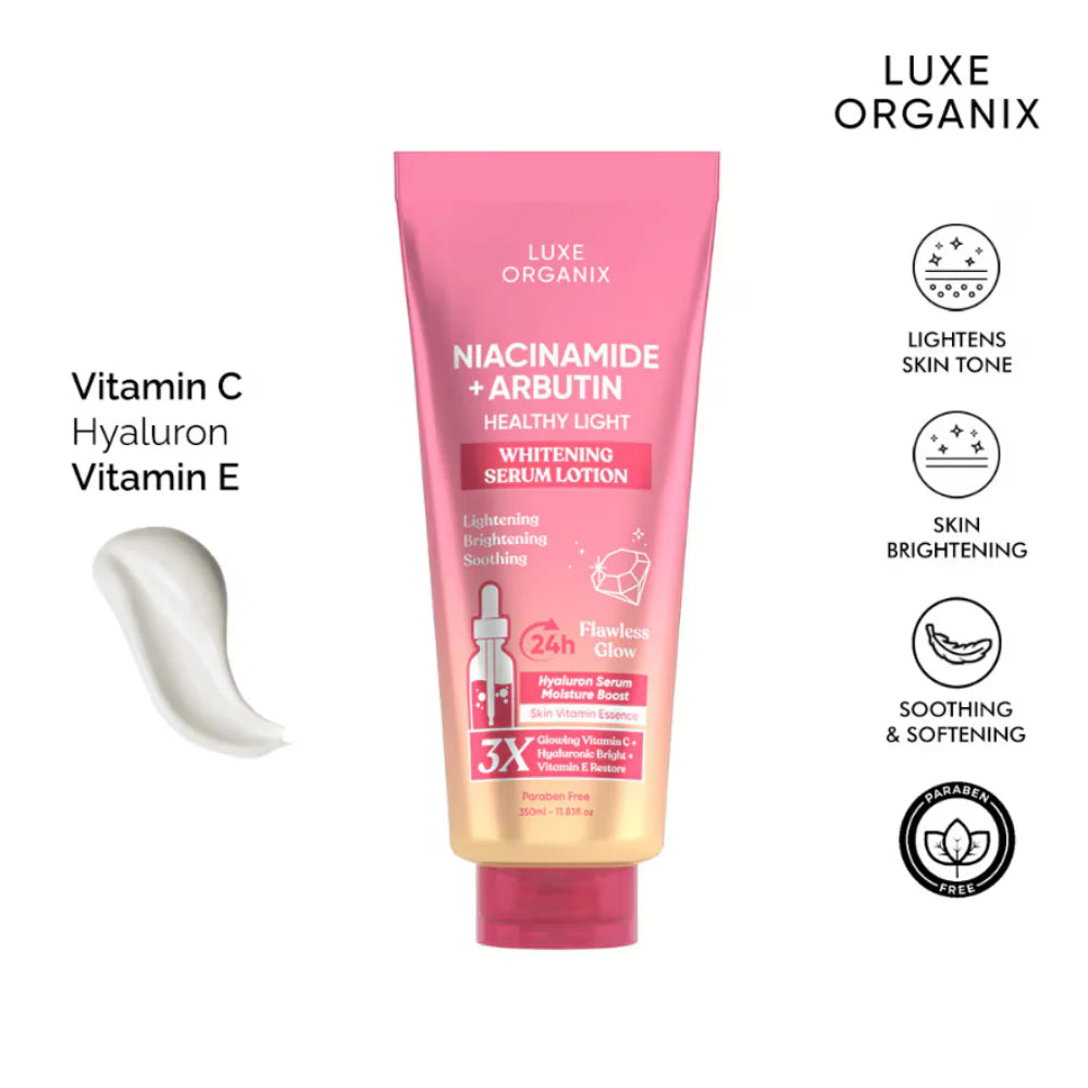Luxe Organix
Niacinamide + Arbutin Healthy Light Brightening Serum Lotion (200ml)