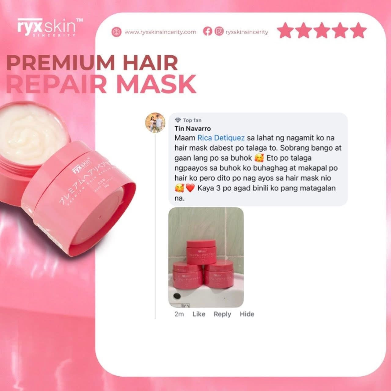 RYXSKIN PREMIUM HAIR MASK 180gms