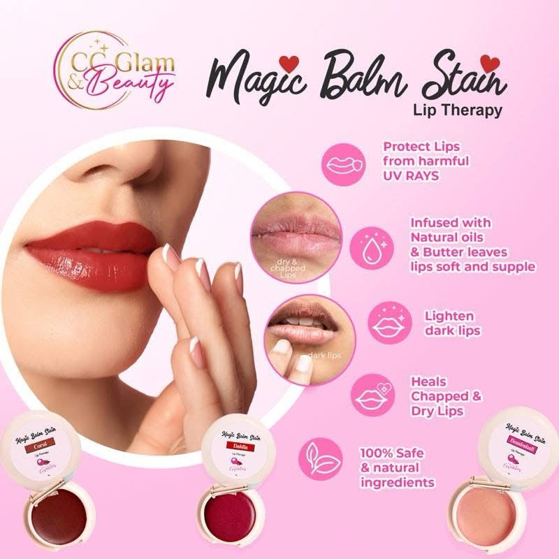 Magic Balm Stain (Lip Therapy )by CC Glam & Beauty