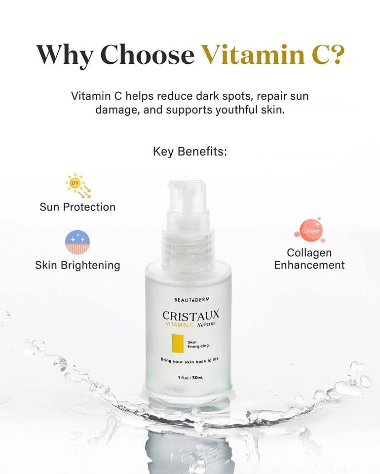 Cristaux Vitamin C Serum with FREE Day Cream 20gm