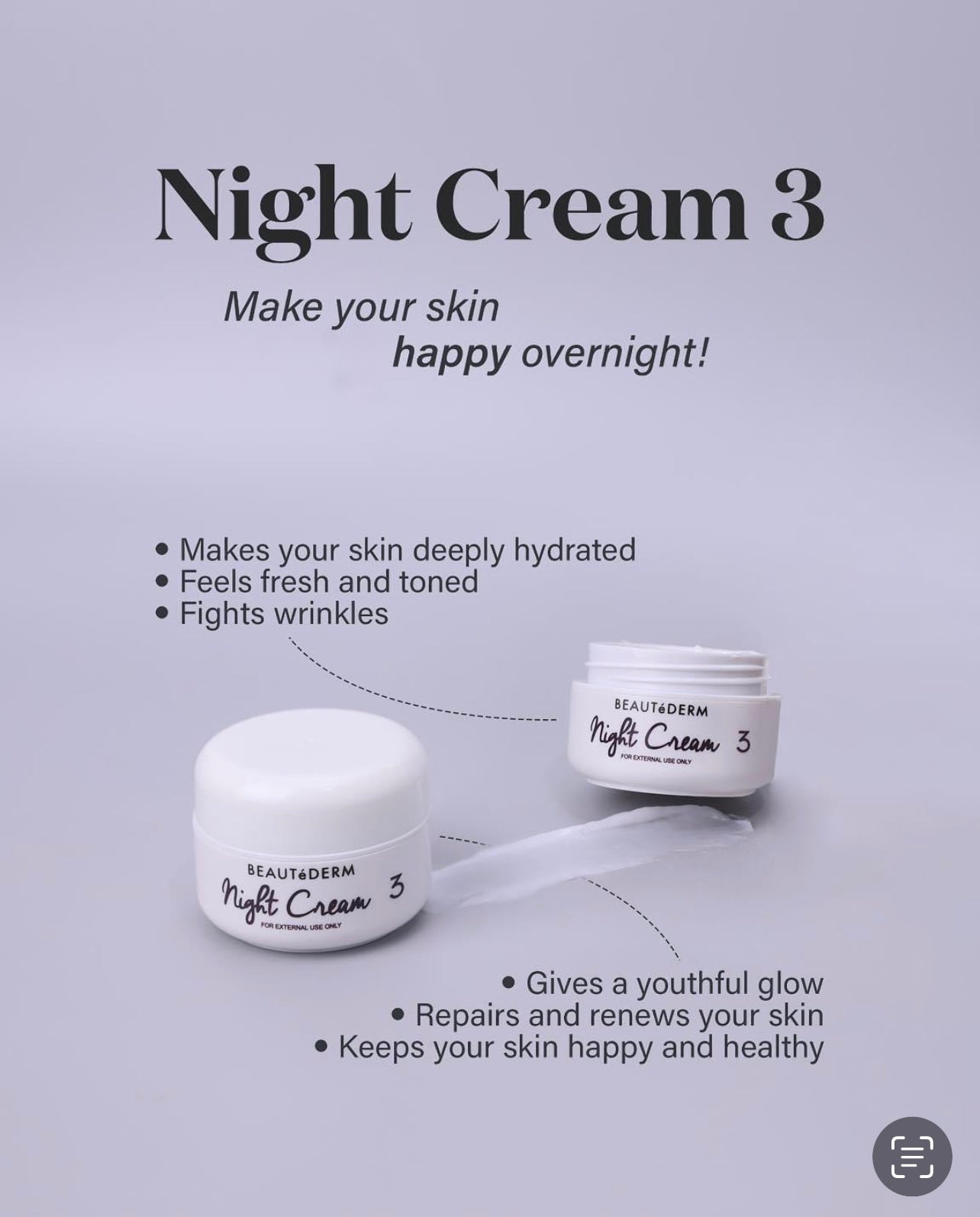 Night Cream 3 (20grams) BUY 1 GET 1 FREE