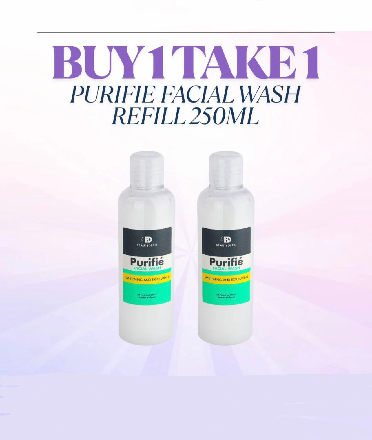 Purifie Facial Wash 250ml BUY 1 GET 1 FREE
