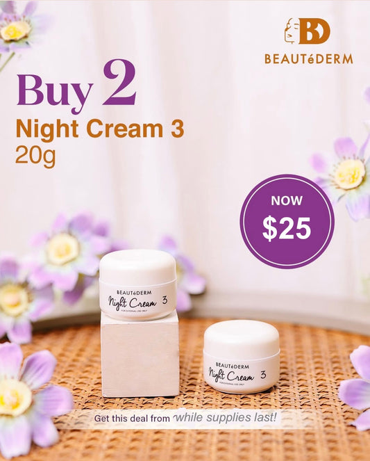 Night Cream 3 (20grams) BUY 1 GET 1 FREE