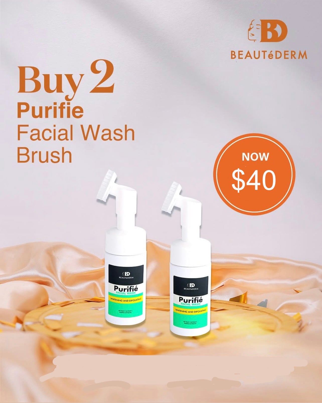 Purifie Wash with Brush 100ml BUY 1 GET 1 FREE