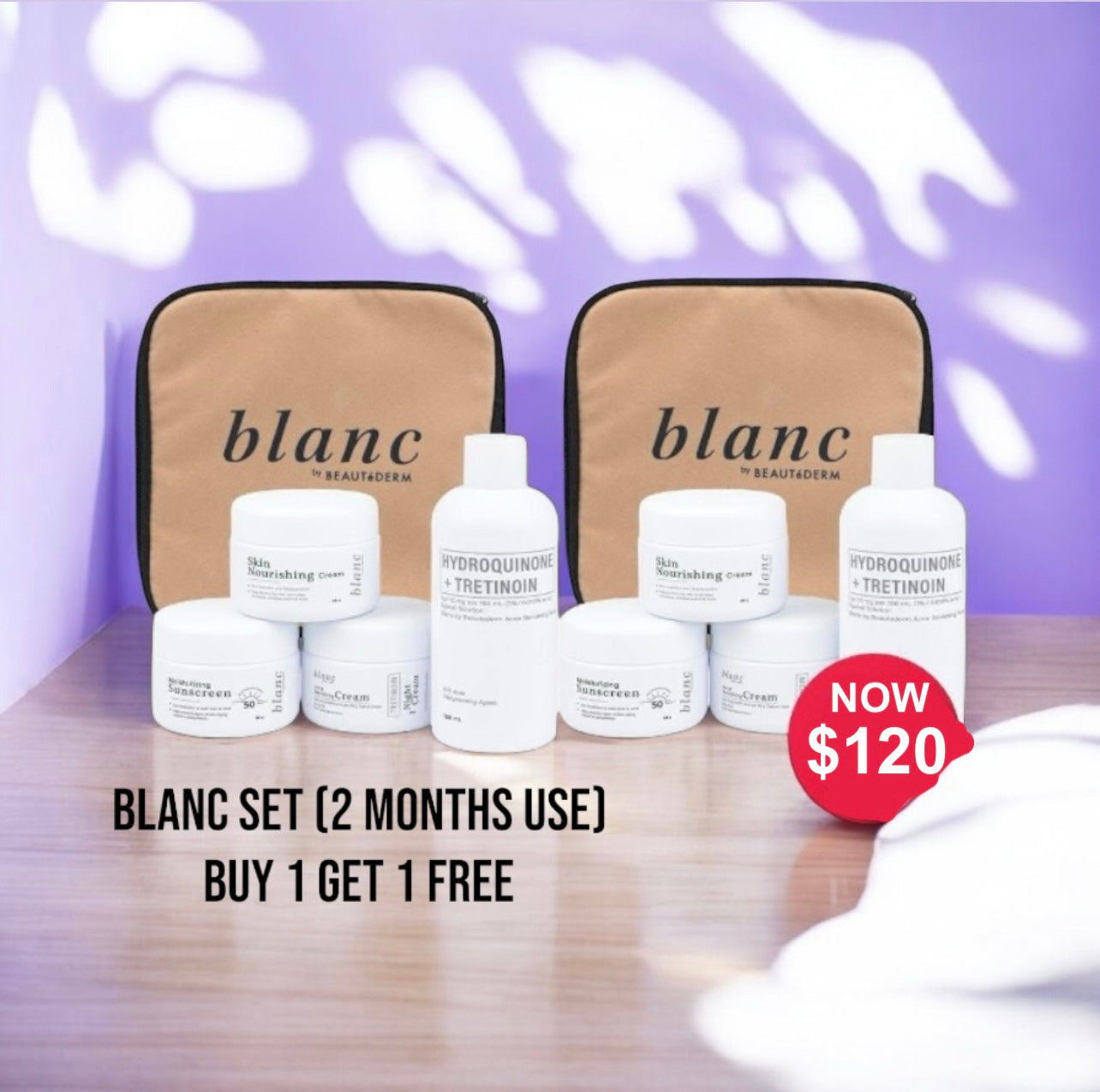 Blanc Set Regular Size (2 months use) BUY 1 GET 1 FREE