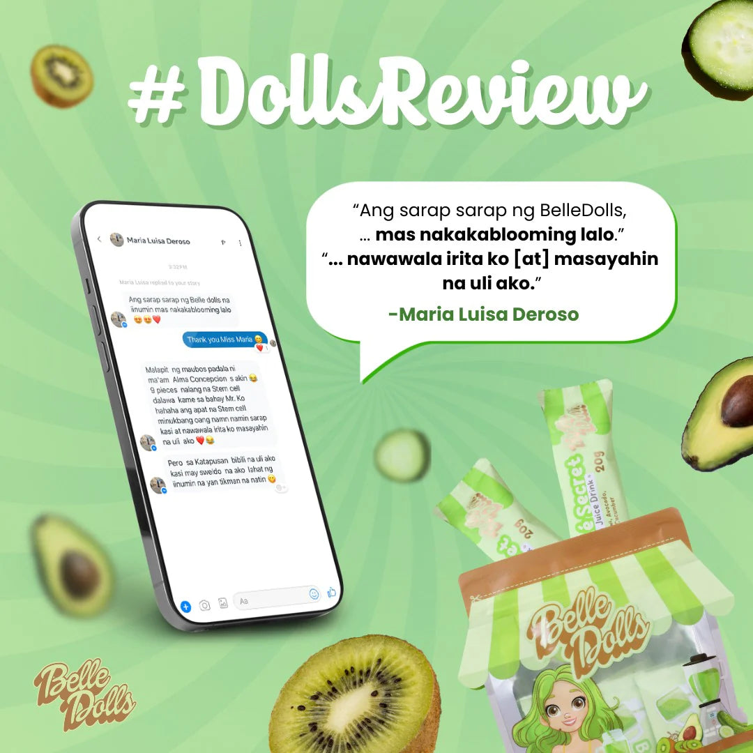 Belle Dolls Kiwi Avocado Juice Drink