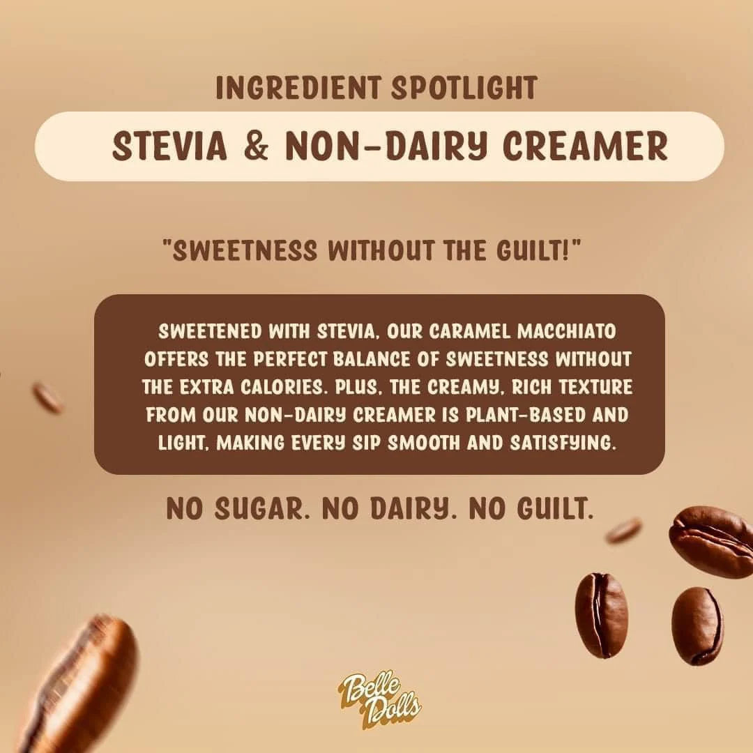 Belle Dolls Caramel Macchiato Healthy Coffee Drink
