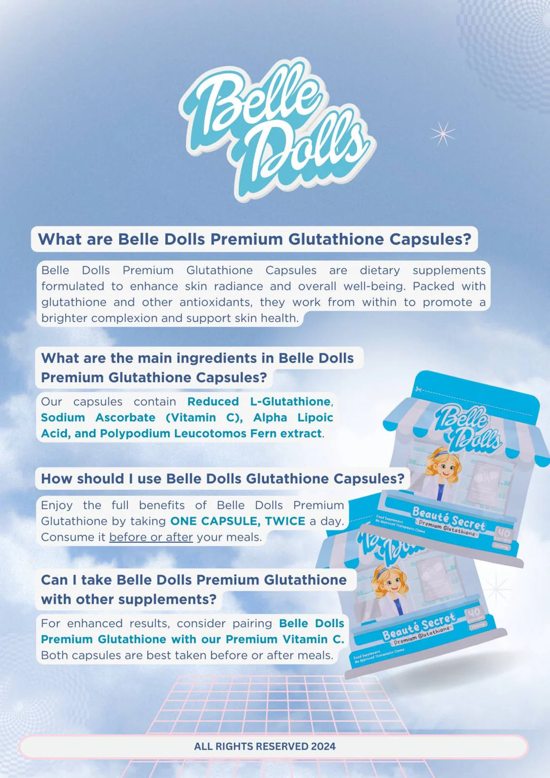 Belle Dolls Premium Gluta