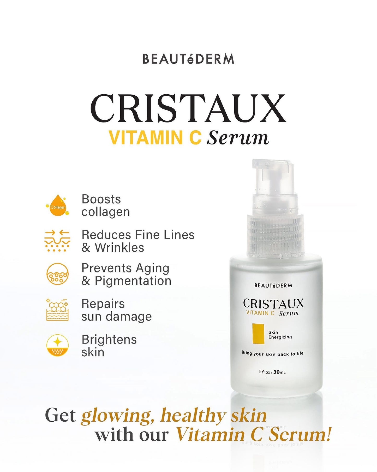 Cristaux Vitamin C Serum 30ML BUY 1 GET 1 FREE
