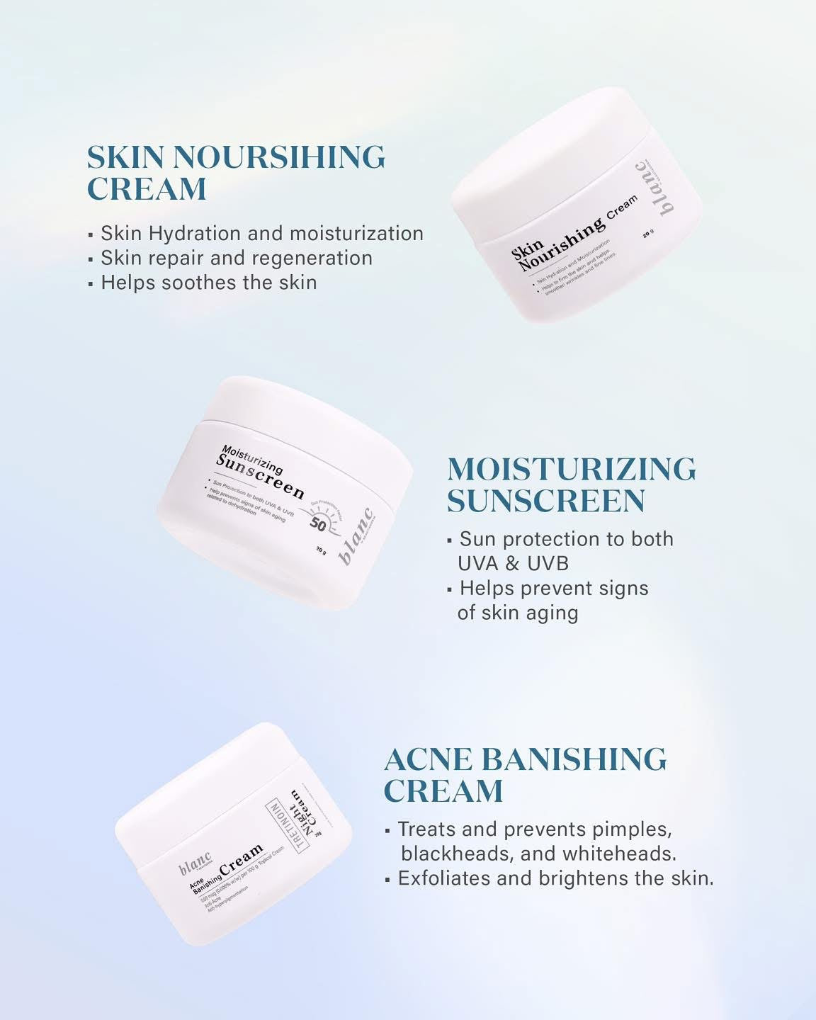 Blanc Set Regular Size (2 months use)