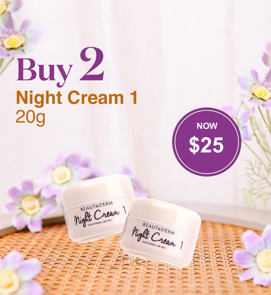 NIGHT CREAM 1(20grams) BUY 1 GET 1 FREE