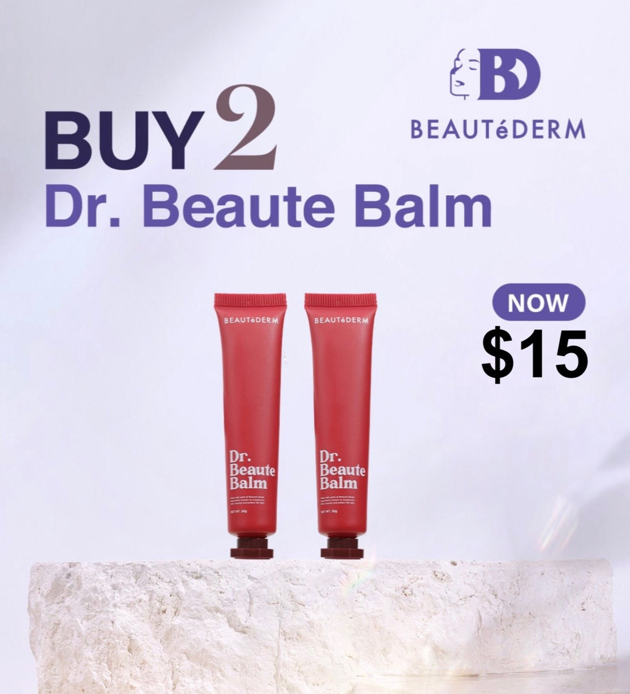 BUY 1 TAKE 1 FREE Dr. Beauté Balm 20gms