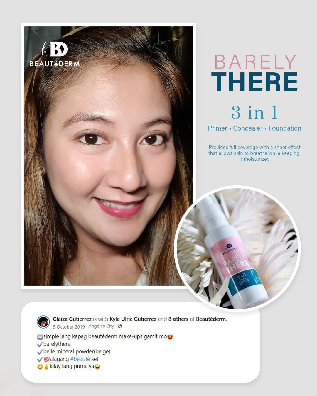 Mardi BARELY THERE 3 IN 1 (Liquid Foundation) 30ml