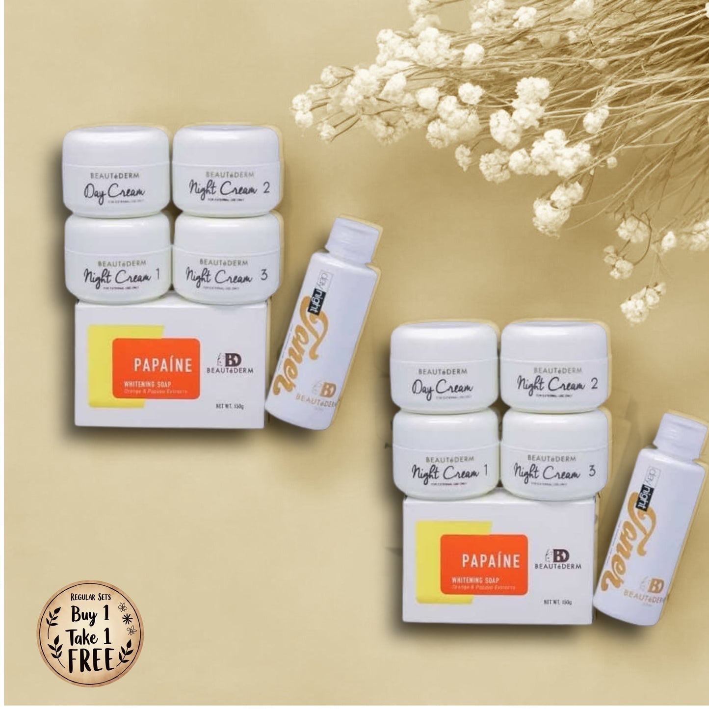 Regular Set with 60ml Day and Night Toner BUY 1 GET 1 FREE
