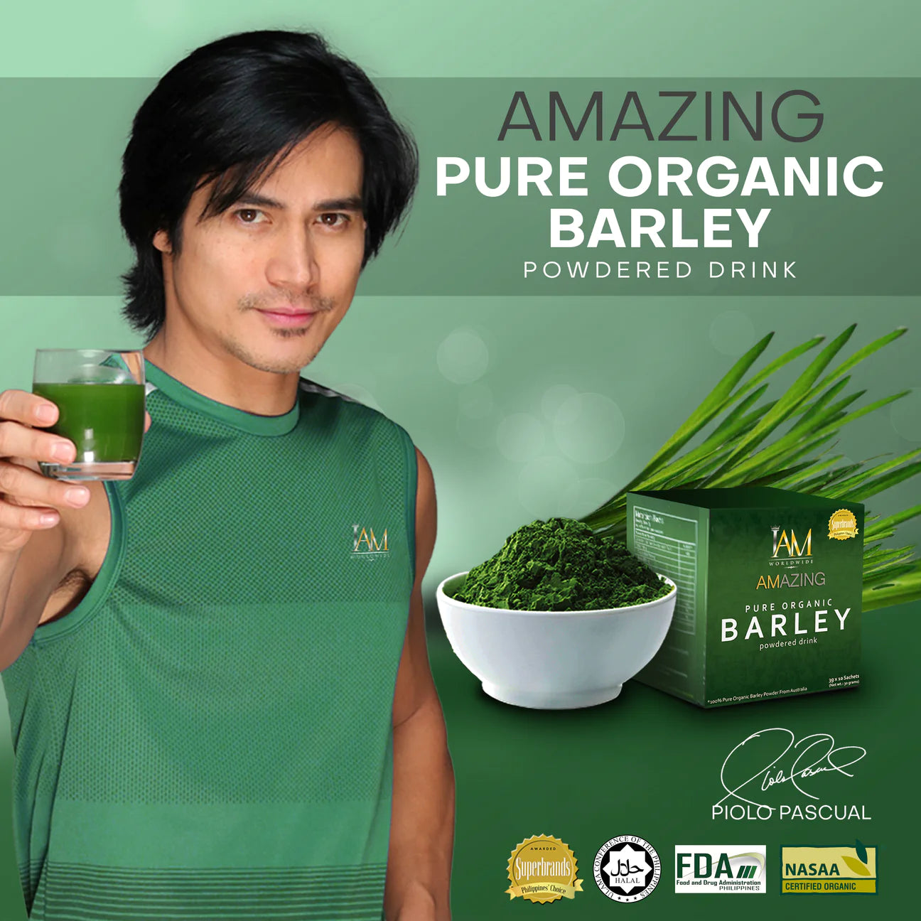 Amazing Pure Organic Barley Powdered Drink Mix