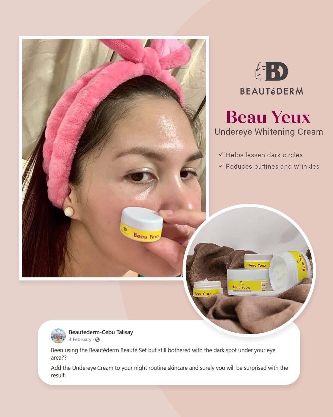 Beau Yeux Undereye Whitening Cream 10 grams BUY 1 GET 1 FREE