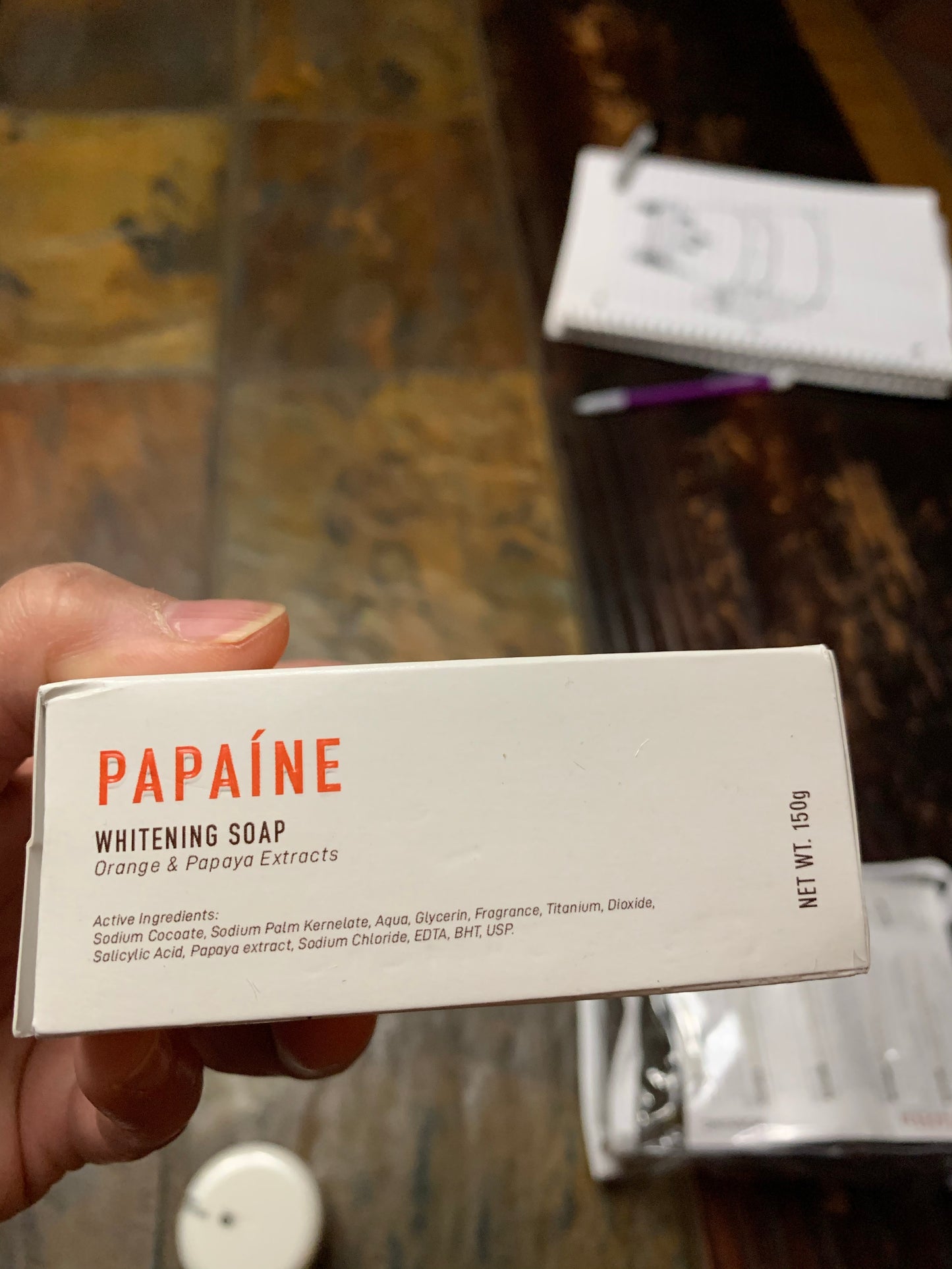Papaine Soap (75 grams or 150 grams)