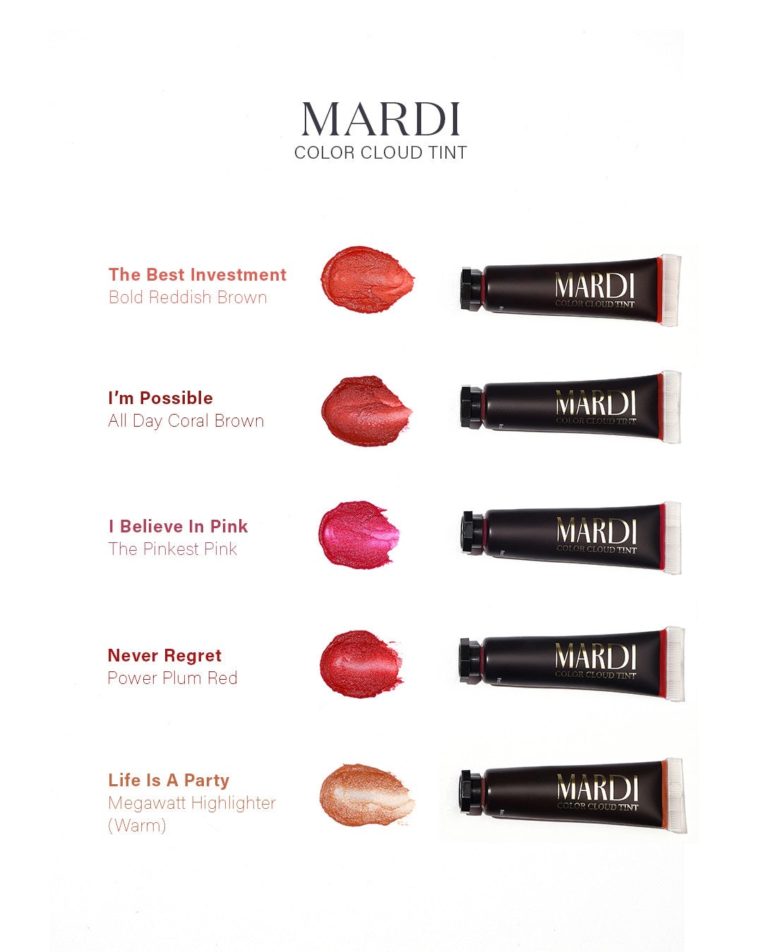 Mardi Color Cloud Tint(I Believe in Pink)