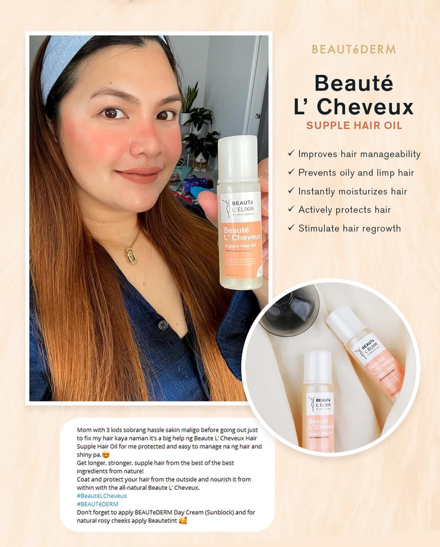 BEAUTé L’ Cheveux Supple Hair Oil 50ml BUY 1 GET 1 FREE