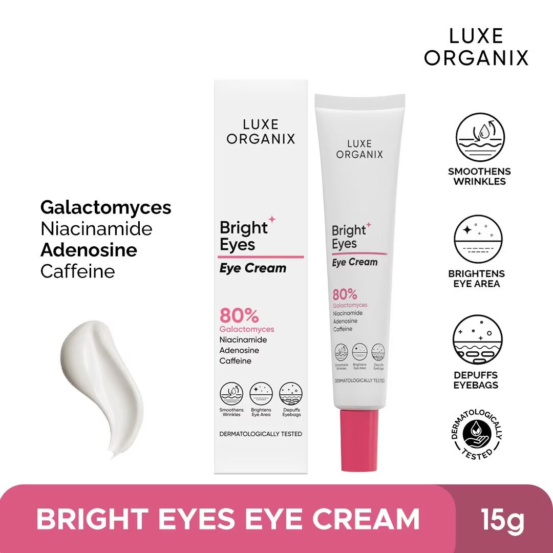 LUXE ORGANIX Bright Eyes Eye Cream 15g