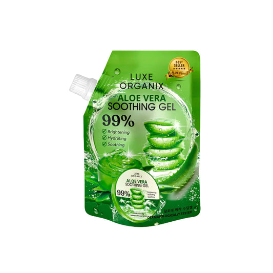LUXE ORGANIX Soothing Gel Aloe Vera 99.99% - 100ml ( GREEN )