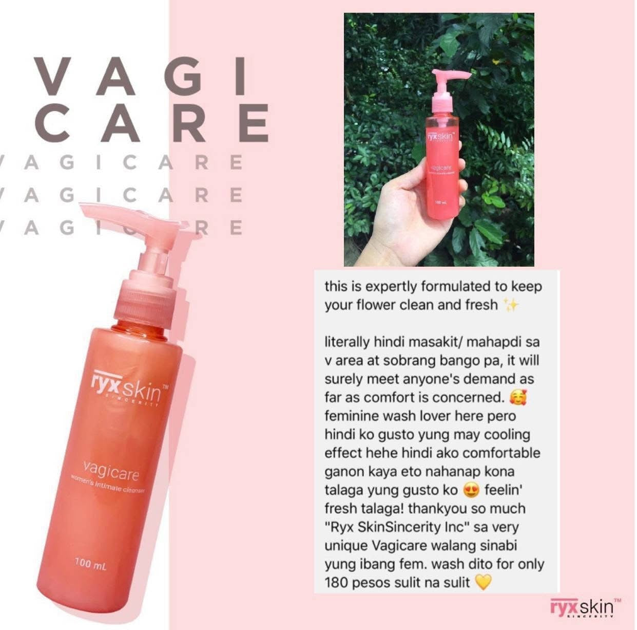 RYXSKIN VAGICARE FEMWASH 100ml