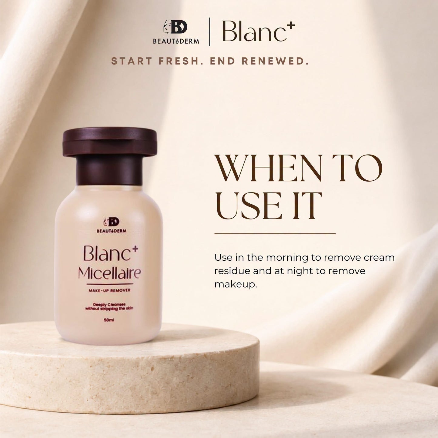 Blanc+ Micellaire Make-up Remover 50ml