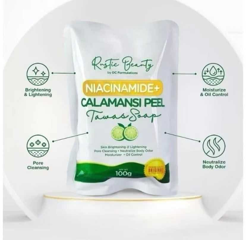 Niacinamide + Calamansi Peel Tawas Soap 100g