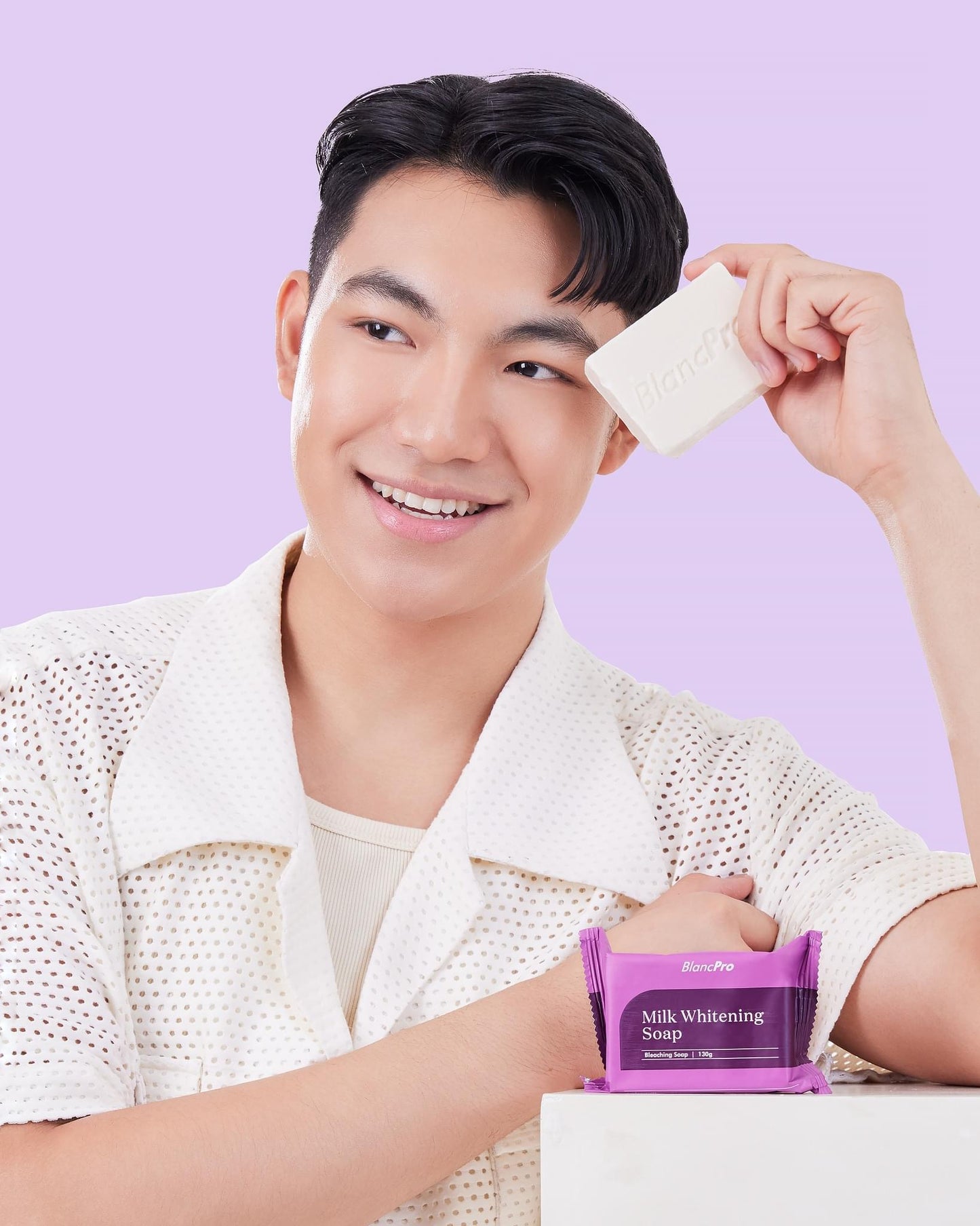 BlancPRO Milk Whitening Bar Soap 70 grams or 130 grams