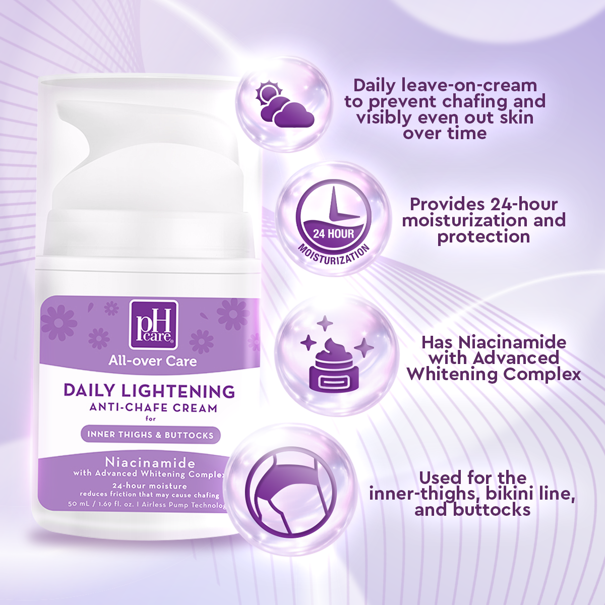 pH Care Daily Anti-Chafe Cream 50ml