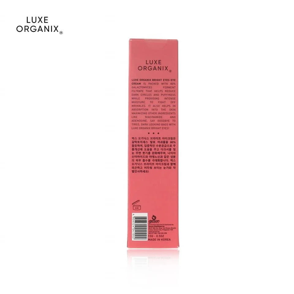 LUXE ORGANIX Bright Eyes Eye Cream 15g
