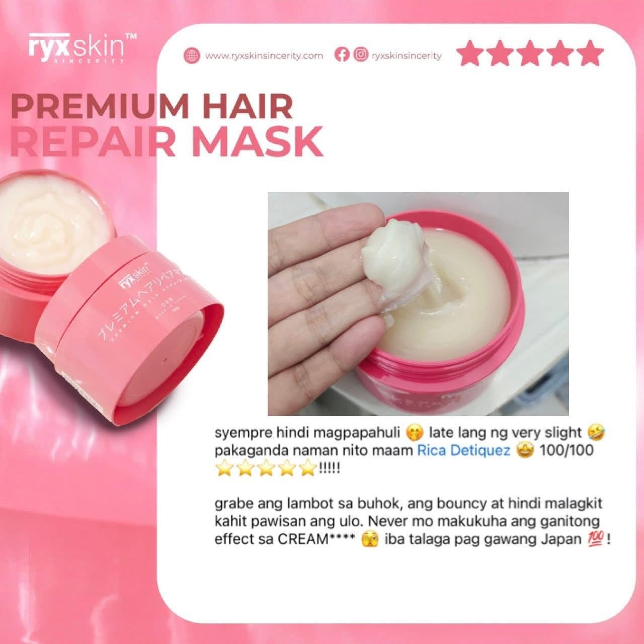 RYXSKIN PREMIUM HAIR MASK 180gms