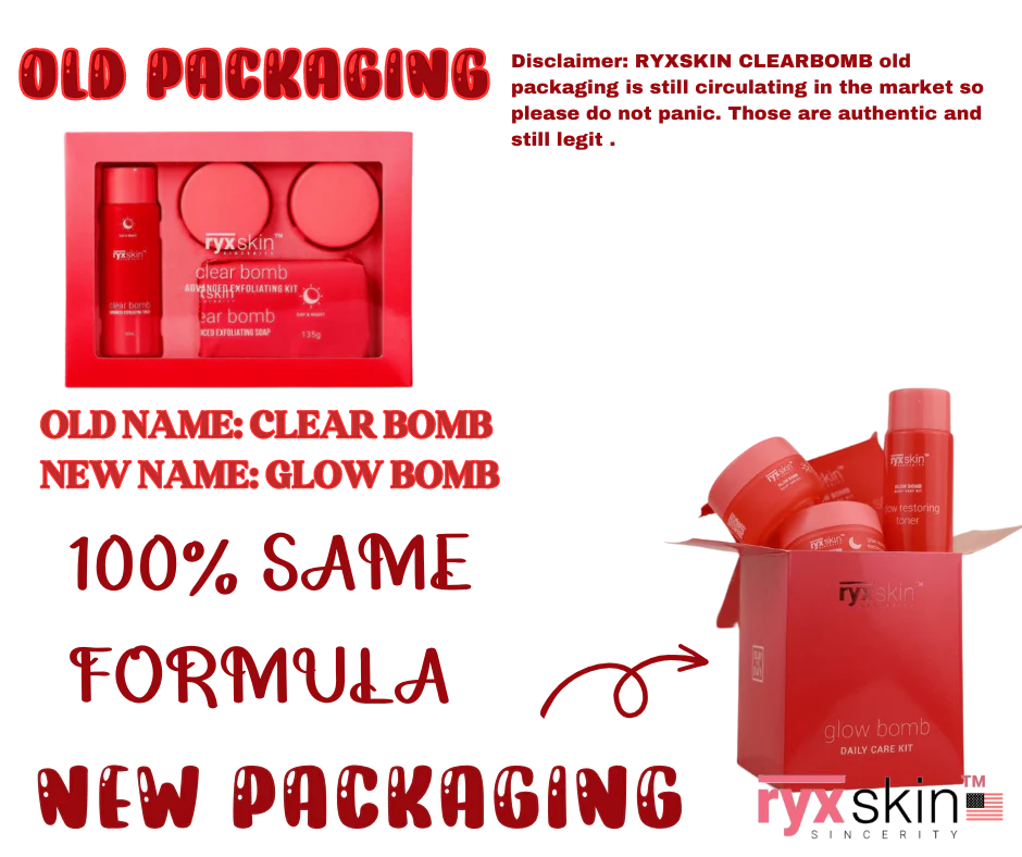 RYXSKIN SINCERITY GLOW BOMB Daily Care Kit