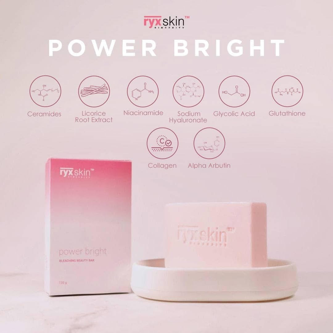 RYXSKIN POWER BRIGHT WHIPPED BEAUTY BAR  70gms (1 bar)