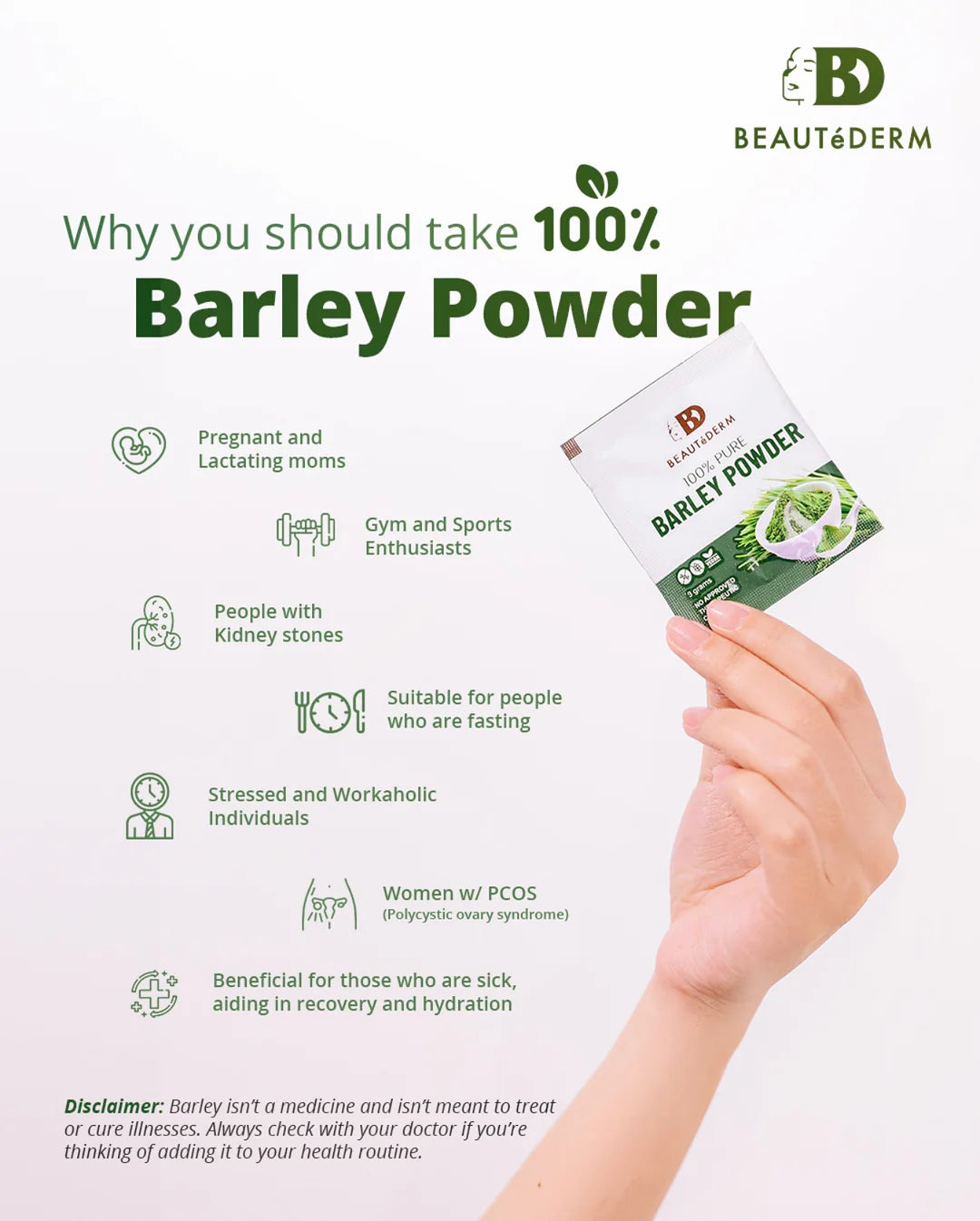 100% PURE BARLEY JUICE DRINK