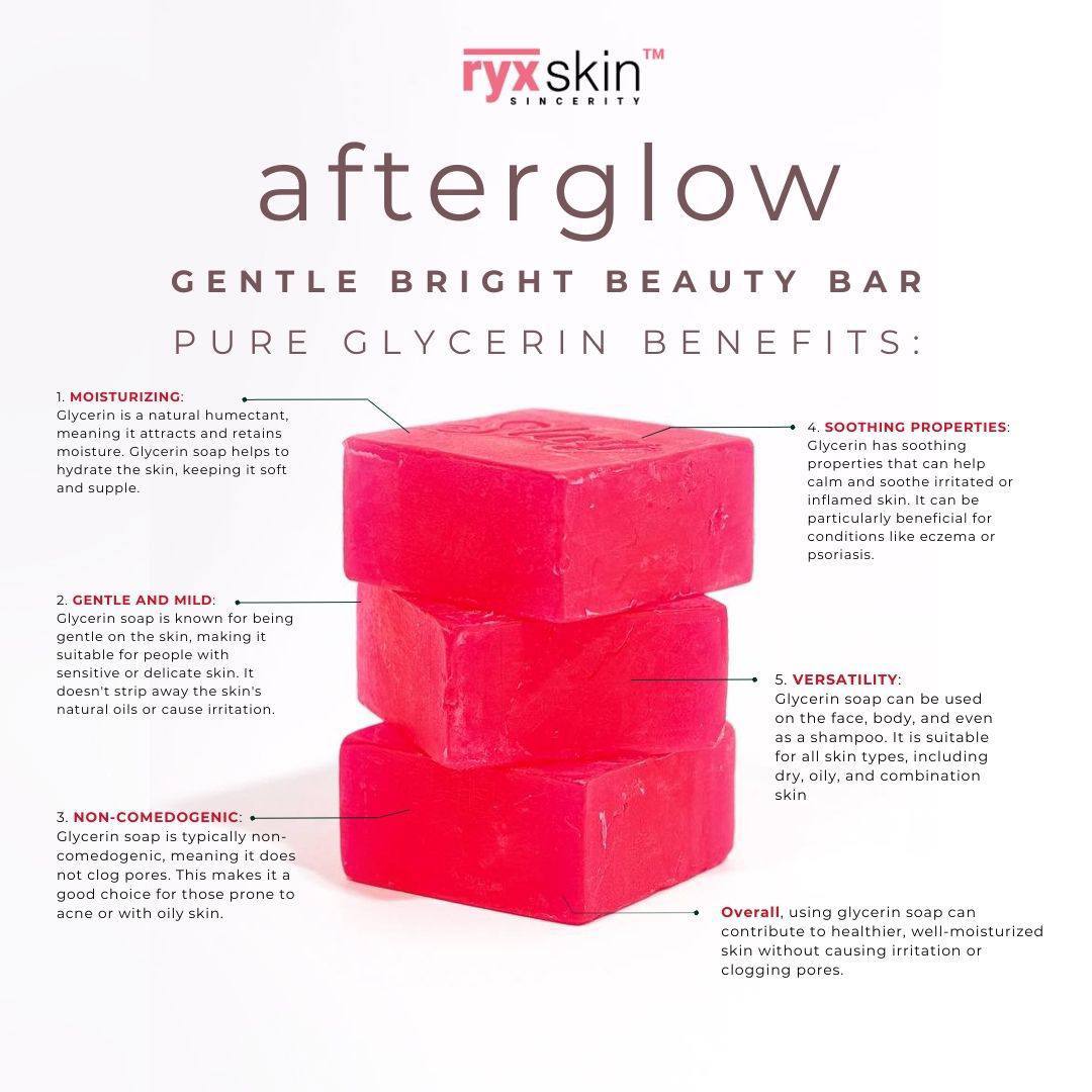 RYXSKIN AFTERGLOW GENTLE BRIGHT BEAUTY BAR 70gms