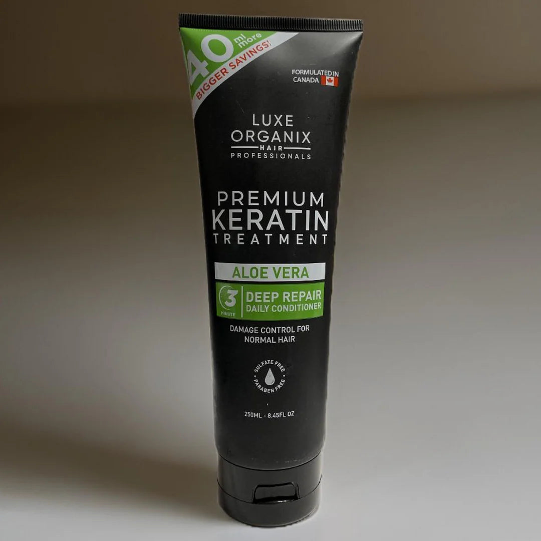 LUXE ORGANIX Keratin Aloe Vera Hair Conditioner Treatment 250ML BUY 1 GET 1 FREE
