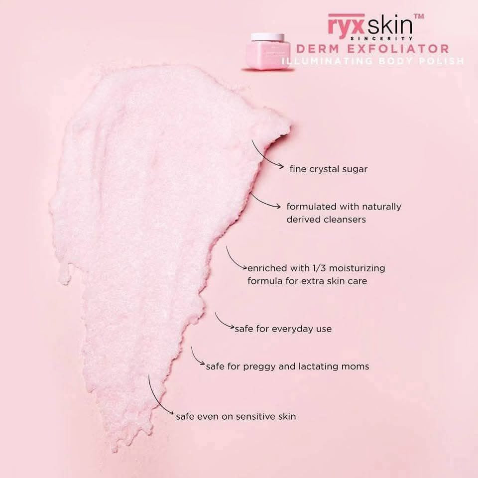 RYXSKIN SINCERITY DERM EXFOLIATOR ILLUMINATING BODY POLISH
