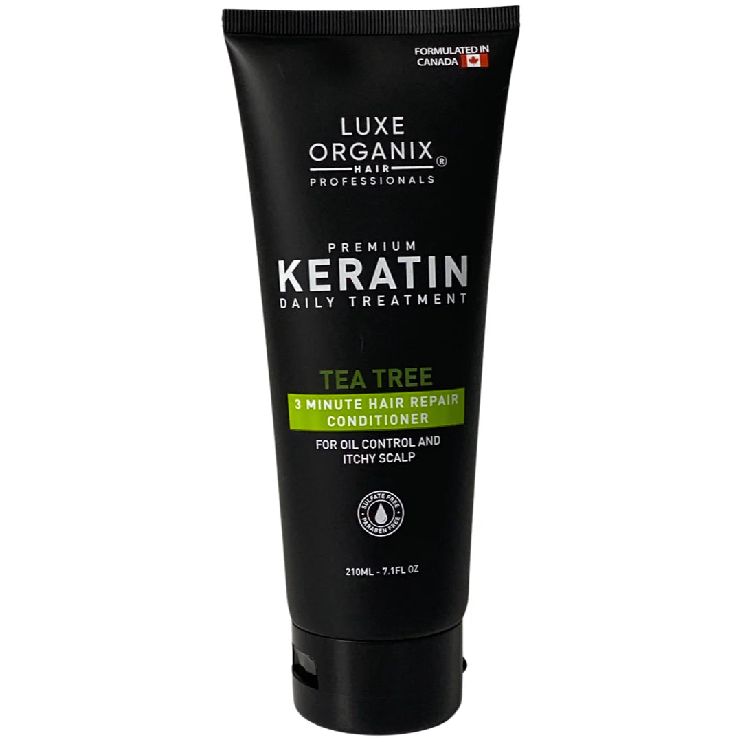 LUXE ORGANIX Keratin Tea Tree Hair Conditioner Treatment 250ml