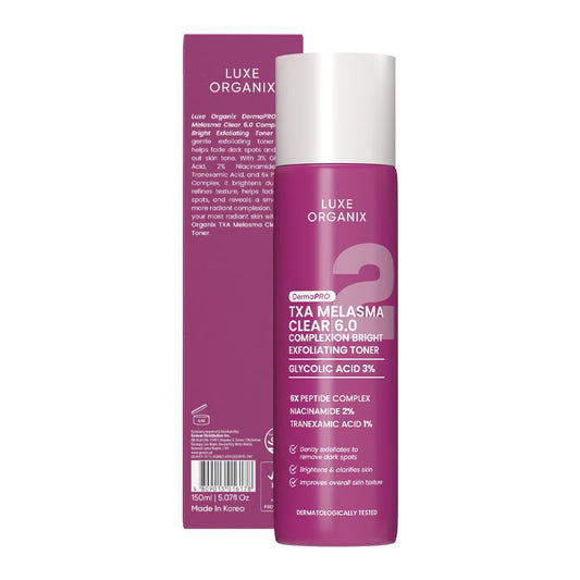 LUXE ORGANIX DermaPRO TXA Clear Complexion Bright Toner 150ml