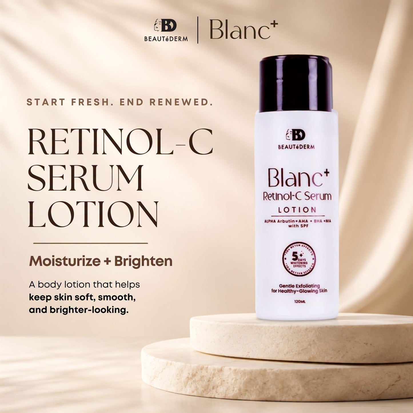 Blanc+ Retinol-C Serum Lotion 120ml