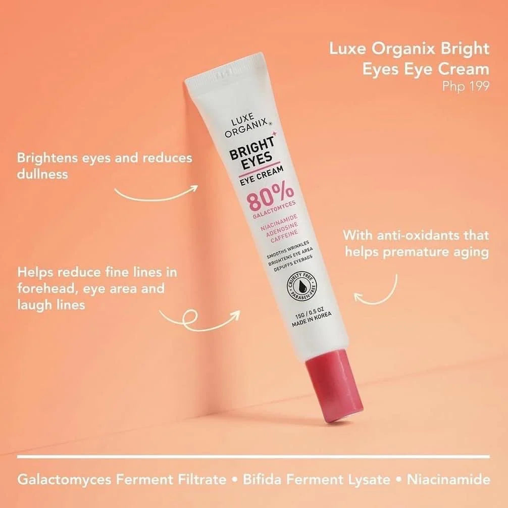 LUXE ORGANIX Bright Eyes Eye Cream 15g