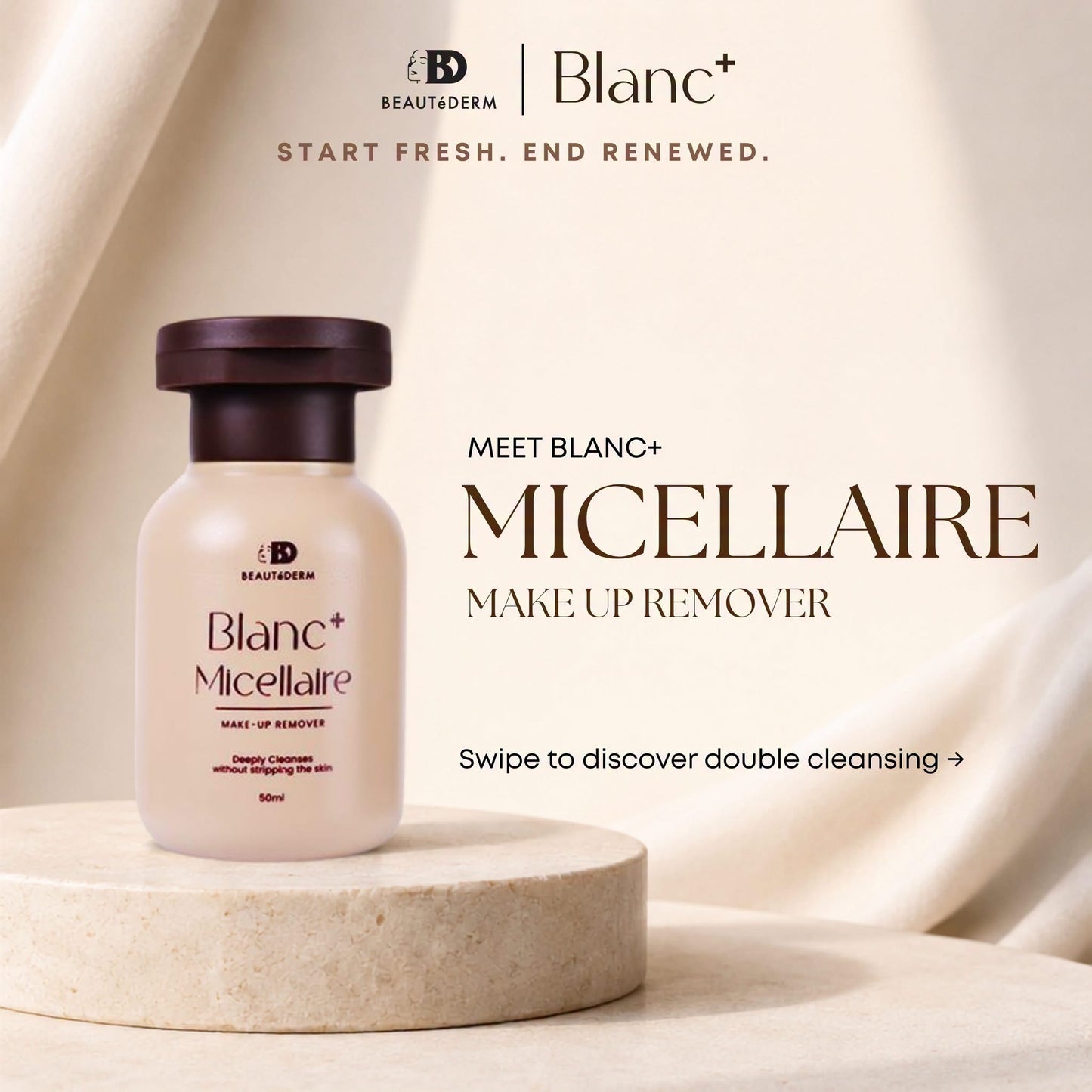 Blanc+ Micellaire Make-up Remover 50ml