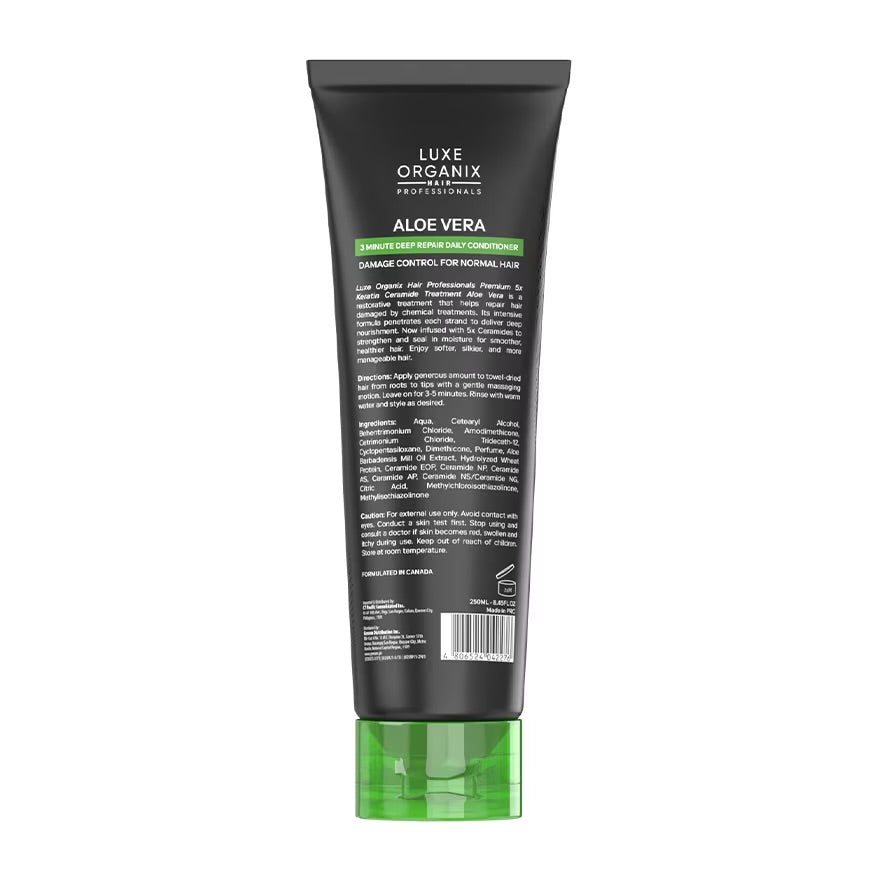 LUXE ORGANIX Keratin Aloe Vera Hair Conditioner Treatment 250ML BUY 1 GET 1 FREE