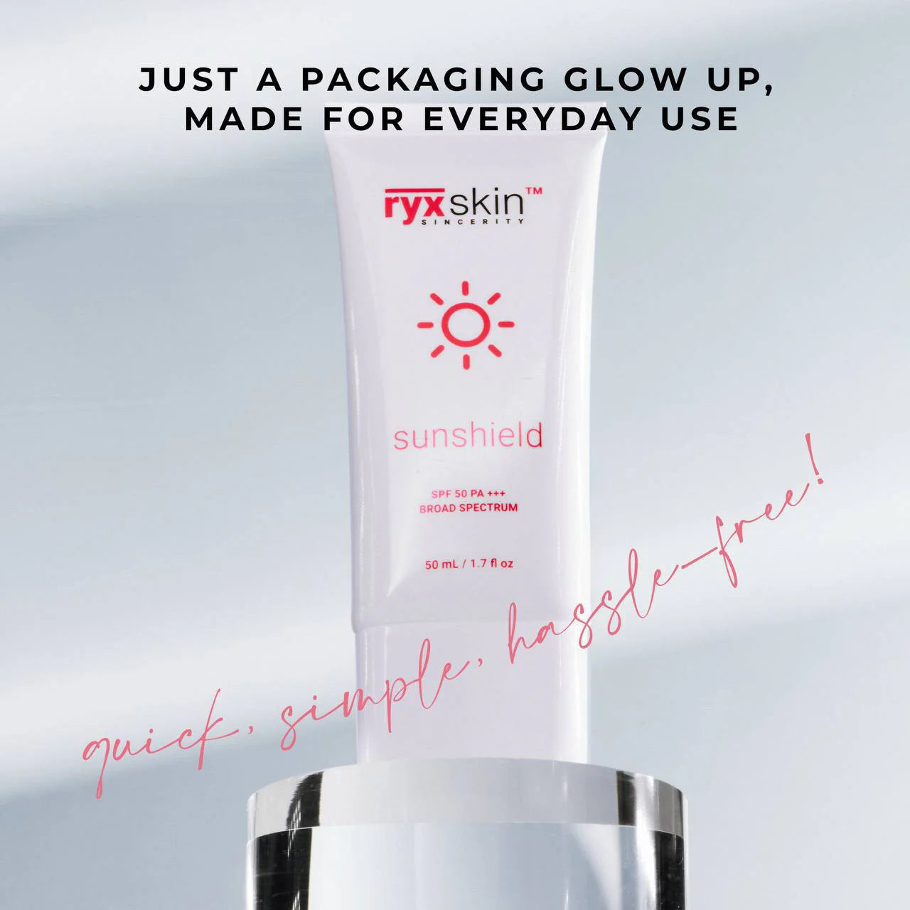 RyxSkin Sunshield SPF 50PA+++ Broad Spectrum 50ml