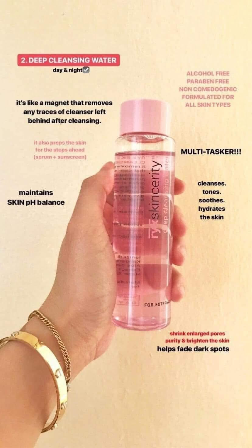 RYXSKIN DEEP CLEANSING WATER 120ml