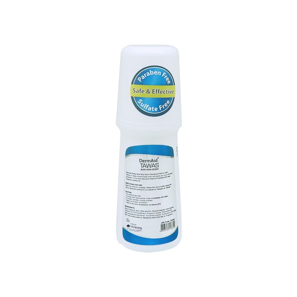 DermAid Deodorant Roll-on Scented Tawas with Aloe Vera with Vitamin E 50ml