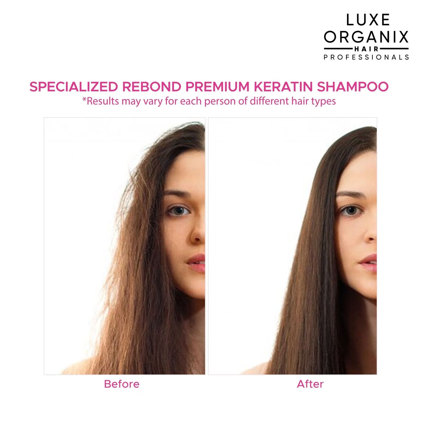 LUXE ORGANIX Premium Keratin Treatment Argan Oil Deep Repair Conditioner 250ml with Luxe Organix Premium Keratin Argan Oil Shampoo 210ml