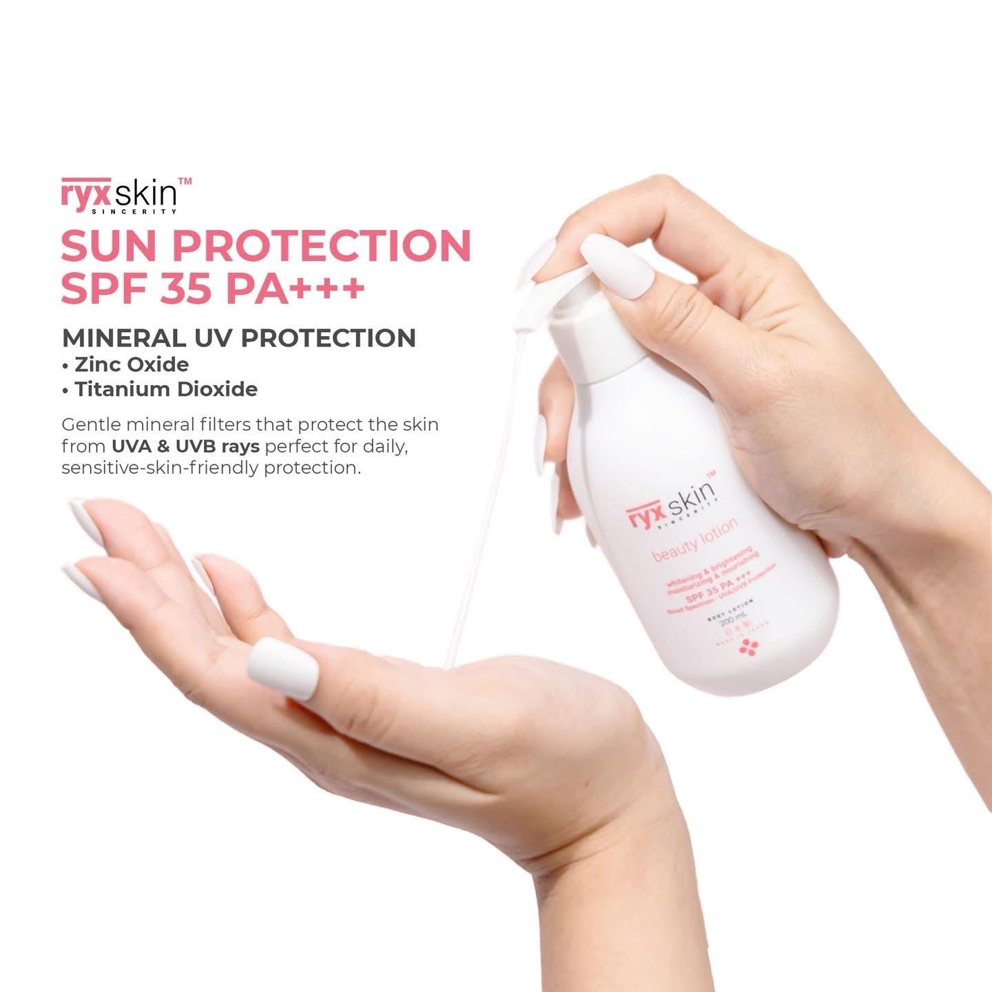RyxSkin Sincerity Beauty Lotion SPF 35 PA+++ 200 ml